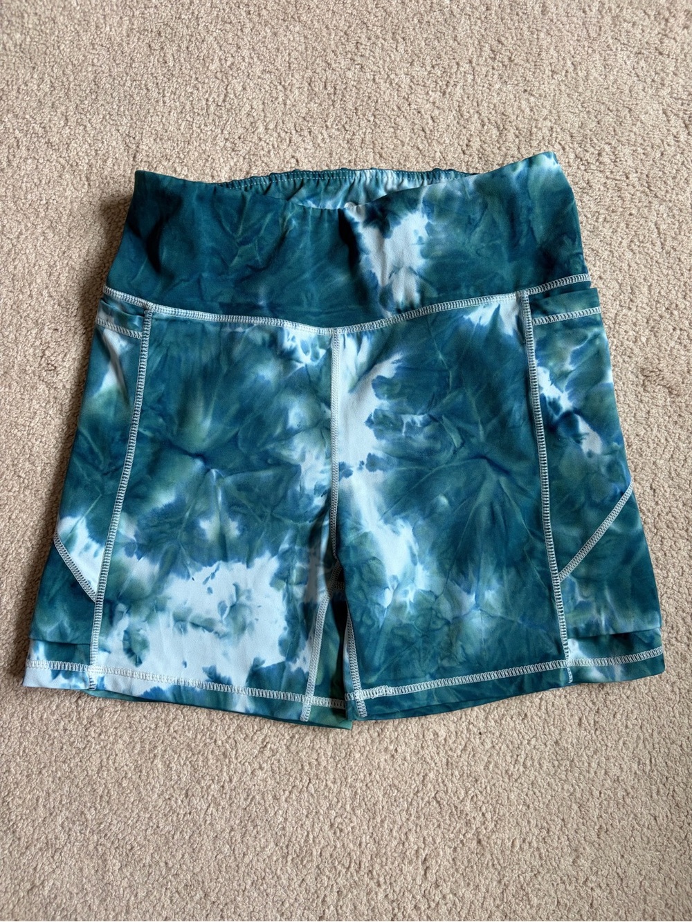Senita Athletics Pacific Tie-Dye Baseline Shorts